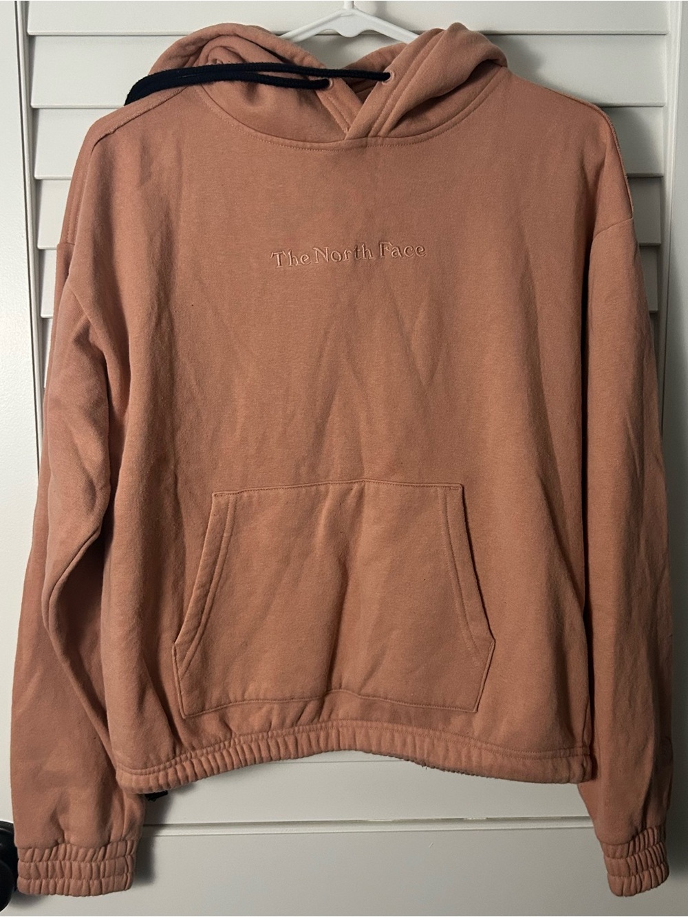 The North Face Women’s Embroidered Rose Pink Hoodie Sweatshirt Size XS